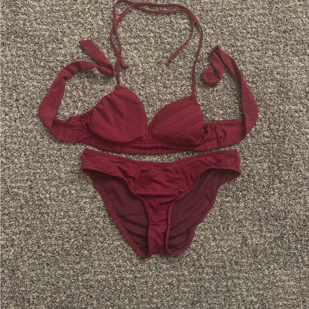 Target Burgundy Bikini Swimsuit